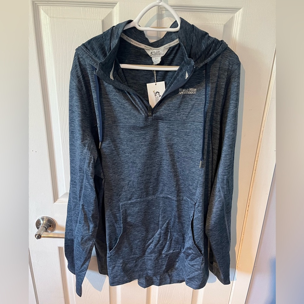 Men’s Cabela Blue Half-Zip Hoodie